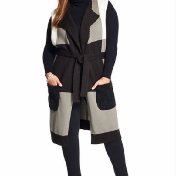 Adam Lippes x Target Sleeveless Knit Duster Vest S - Picture 6 of 6